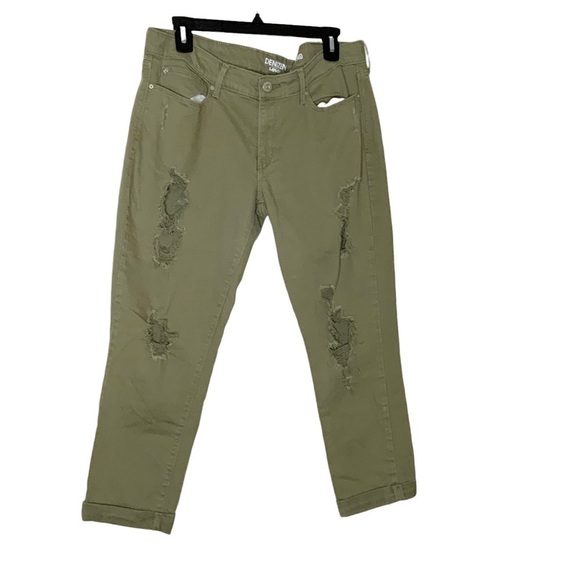 𝅺LEVI’S denizen green distressed pants. Size 32 - Picture 1 of 6